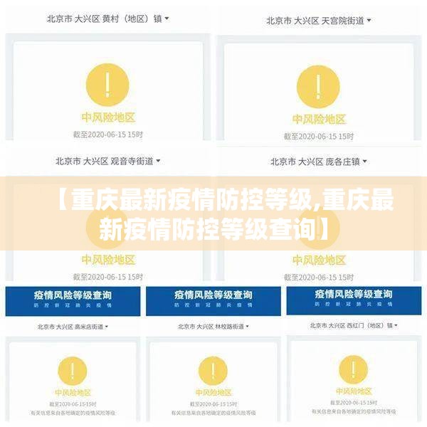 【重庆最新疫情防控等级,重庆最新疫情防控等级查询】