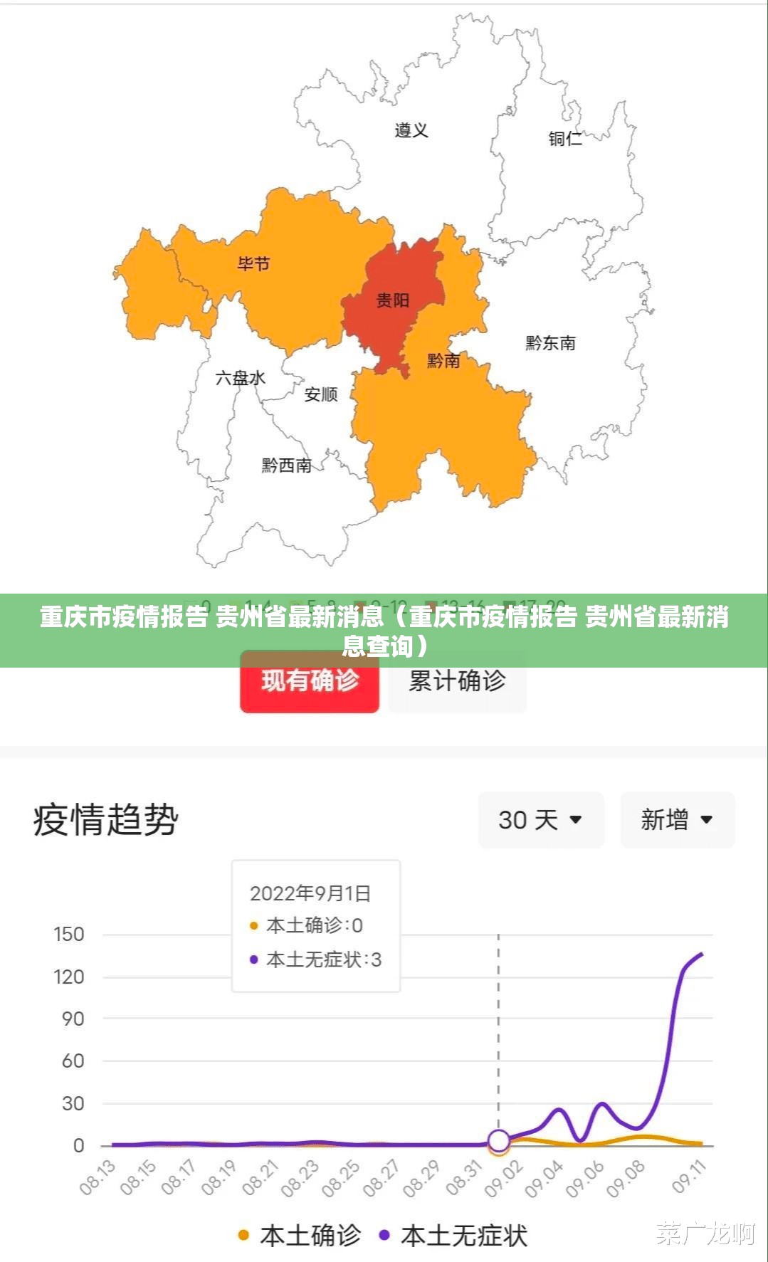 重庆市疫情报告 贵州省最新消息（重庆市疫情报告 贵州省最新消息查询）
