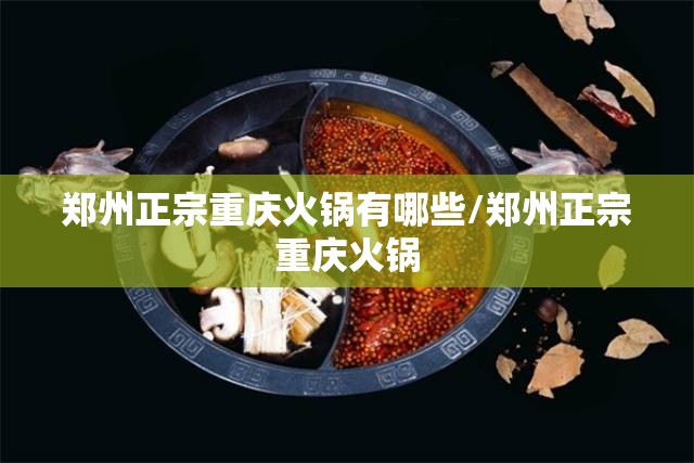 郑州正宗重庆火锅有哪些/郑州正宗重庆火锅